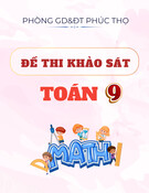 Đề thi khảo sát môn Toán lớp 9 năm 2024-2025 có đáp án - Phòng GD&ĐT Phúc Thọ