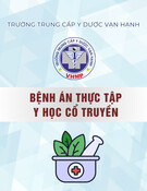 Bệnh Án Thực Tập Y Học Cổ Truyền - Trường Trung Cấp Y Dược Vạn Hạnh
