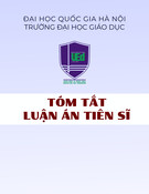 Quản lý đào luyện Đại Chủng viện tại Việt Nam theo hướng trưởng thành toàn diện: Tóm tắt Luận án Tiến sĩ