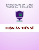 Quản lý hoạt động đào luyện tại các Đại Chủng viện Việt Nam theo hướng trưởng thành toàn diện: Luận án Tiến sĩ