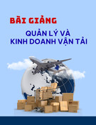 Chi phí sản xuất, giá thành sản phẩm vận tải: Bài giảng Quản lý và kinh doanh vận tải Chương 7