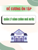 Đề cương ôn tập Quản lý hành chính Nhà nước: Kinh nghiệm và tài liệu