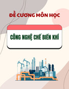 Đề cương môn Công nghệ chế biến khí [năm học]
