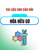500 Câu Hỏi Trắc Nghiệm Hóa Hữu Cơ: Đề Số 3 (Có Đáp Án)
