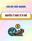 Câu hỏi trắc nghiệm Nguyên lý kinh tế vi mô: Tổng hợp và chuẩn nhất