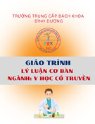 Giáo trình Lý luận cơ bản Y học cổ truyền Trung cấp - Trường Trung cấp Bách khoa Bình Dương