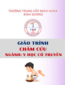 Giáo trình Châm cứu Trung cấp (Y học cổ truyền) - Trường Trung cấp Bách khoa Bình Dương