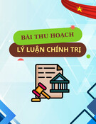 Bài thu hoạch: Khái niệm, đặc điểm, vai trò của lập pháp và hoạt động lập pháp trong Nhà nước pháp quyền xã hội chủ nghĩa Việt Nam - Ý nghĩa đối với người cán bộ quân đội