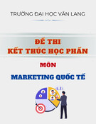 Đề thi Marketing quốc tế học kì 1 năm 2024-2025: Đề thi kết thúc học phần