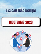 143 câu hỏi trắc nghiệm Incoterms 2020: Tài liệu đầy đủ nhất