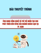 Ứng dụng công nghệ và trí tuệ nhân tạo: Bài thuyết trình về phát triển bền vững ngành khách sạn tại TP. HCM