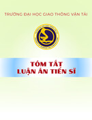 Nghiên cứu tiếng ồn ô tô con: Tóm tắt luận án Tiến sĩ về rung động kết cấu khung vỏ