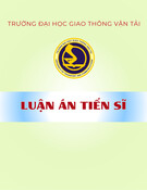Nghiên cứu tiếng ồn trong khoang xe ô tô con: Luận án Tiến sĩ về rung động kết cấu khung vỏ