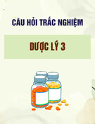 Câu hỏi trắc nghiệm Dược lý 3: Tổng hợp và chuẩn bị tốt nhất