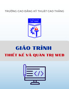 Giáo trình Thiết kế và quản trị web Trường CĐ Kỹ thuật Cao Thắng