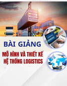 Bài giảng Mô hình và thiết kế hệ thống Logistics [chuẩn nhất]