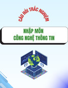 Tổng hợp câu hỏi trắc nghiệm lý thuyết Nhập môn Công nghệ thông tin