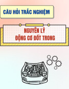 Ngân hàng câu hỏi trắc nghiệm Nguyên lý động cơ đốt trong: Tổng hợp và đáp án