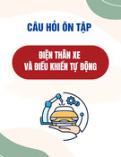 Câu hỏi ôn tập môn Điện thân xe và Điều khiển tự động [Chuẩn Nhất]