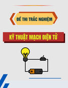 Đề thi trắc nghiệm Kỹ thuật mạch điện tử: Tổng hợp [Năm]
