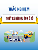 Trắc nghiệm Thiết kế nền đường ô tô: Bài tập và kiến thức chuẩn nhất