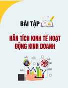 Bài tập Phân tích kinh tế hoạt động kinh doanh hay nhất