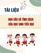 Nhu cầu và tính cách của học sinh tiểu học: Phân tích chi tiết