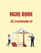 Nghị định 243/2025/NĐ-CP: Thông tin chi tiết và mới nhất