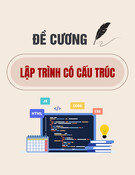 Đề cương thi trắc nghiệm Lập trình có cấu trúc [năm] chuẩn nhất
