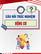 Câu hỏi trắc nghiệm môn Động cơ: Tuyển tập đề thi và đáp án