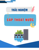 Trắc nghiệm môn Cấp thoát nước: Tổng hợp bài tập và đáp án