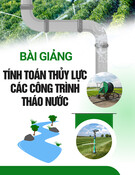 Tính toán thủy lực công trình tháo nước: Bài giảng chương 1 - Khái quát