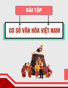 Bài tập và đáp án môn Cơ sở văn hóa Việt Nam đầy đủ, chuẩn nhất
