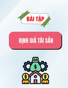 Bài tập môn Định giá tài sản [chuẩn nhất]