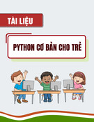 Tài liệu Python cơ bản cho trẻ em: Hướng dẫn chi tiết và dễ hiểu