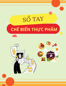 Sổ tay chế biến thực phẩm: Kinh nghiệm, công thức chuẩn nhất