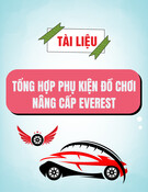 Tổng hợp tài liệu phụ kiện đồ chơi nâng cấp Everest tốt nhất