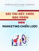Bài thi Marketing chiến lược kết thúc học phần