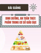 Bài giảng Dinh dưỡng và An Toàn Thực Phẩm trong Cơ sở Giáo dục (Y tế Trường Học): Bài 7