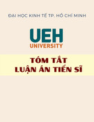 Ảnh hưởng của vốn trí tuệ và năng lực đổi mới đến tính bền vững trong kinh doanh: Vai trò của thực hành kế toán quản trị tại doanh nghiệp Việt Nam - Tóm tắt Luận án Tiến sĩ