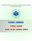 Giáo trình Công nghệ sản phẩm rong biển GS.TS Trần Thị Luyến (chủ biên) - Tài liệu chuẩn
