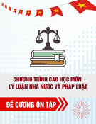 Đề cương ôn tập Lý luận Nhà nước và pháp luật chương trình cao học
