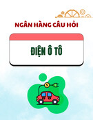 Ngân hàng câu hỏi thi kết thúc học phần Điện ô tô [mới nhất]