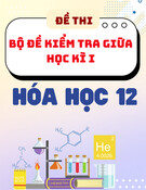 Đề Thi Giữa Học Kỳ 1 Hóa 12 Cấu Trúc Mới Có Đáp Án