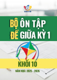 Bộ đề ôn tập giữa học kỳ 1 môn Toán 10 Cánh diều năm học 2025 – 2026