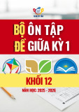 Bộ đề ôn tập giữa học kỳ 1 môn Toán 12 năm học 2025 – 2026