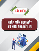 Tài liệu Nhập môn Học máy và Khai phá Dữ liệu [chuẩn nhất]