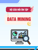 Bộ câu hỏi ôn tập Khai phá dữ liệu (Data Mining) đầy đủ nhất