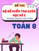 Đề tham khảo giữa kì 1 Toán 8 phòng GD&ĐT Hóc Môn – TP HCM