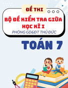 Đề tham khảo giữa kỳ 1 Toán 7 phòng GD&ĐT Thủ Đức – TP HCM
